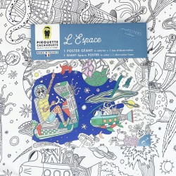 Poster à colorier - Espace. n°5