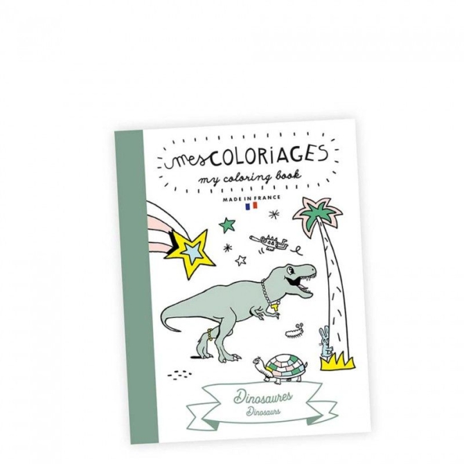 Petit Carnet de Coloriage - Dinosaures 