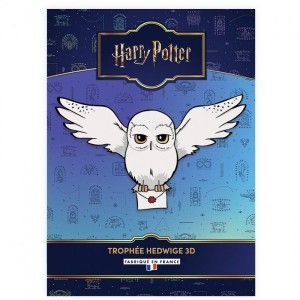 Trophée 3D Hedwige – Harry Potter