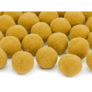 20 Mini Boules Pompons (2 cm) - Orange