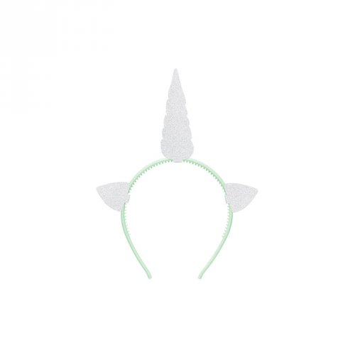 Serre-tte Licorne Glitter Argent 
