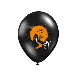 6 Ballons Fantme et Maison hante. n1