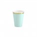 6 Gobelets Baby Menthe/Or. n1