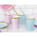 6 Gobelets Baby Menthe/Or. n3
