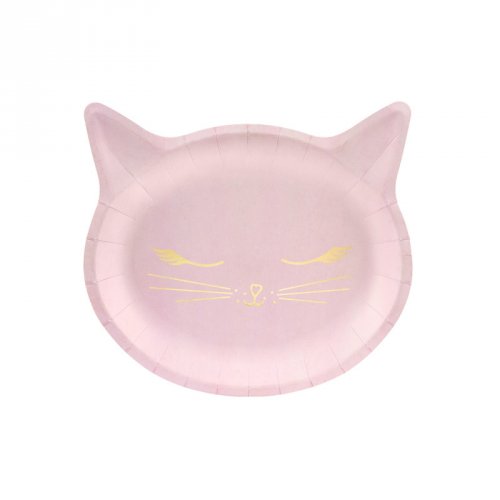 6 Assiettes Mademoiselle Chat 