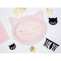 6 Assiettes Mademoiselle Chat. n1