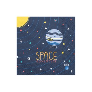 20 Serviettes Space Party