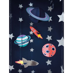 5 Suspensions 3D Space Party. n°2