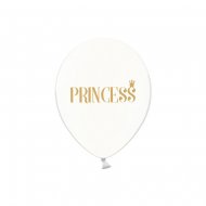 6 Ballons Princess Or
