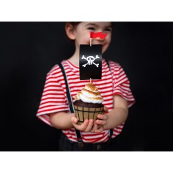 Kit 6 Cupcakes Pirate Le Rouge. n4