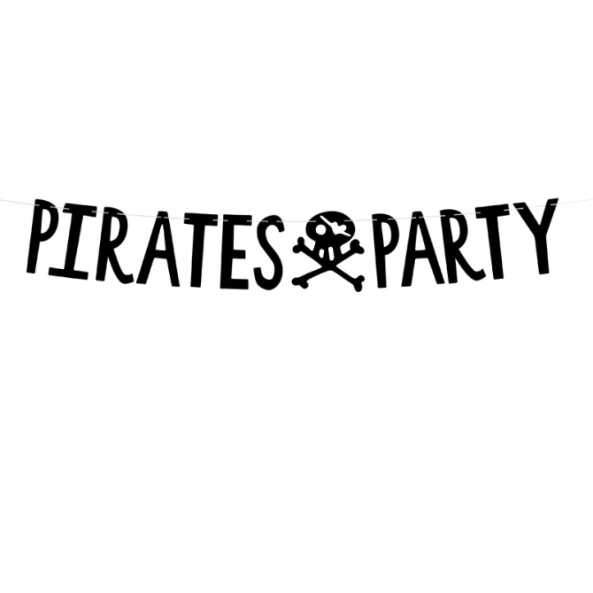 Guirlande Pirates Party (2 m) - Pirate Le Rouge 