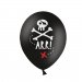 6 Ballons Pirate Noir. n°1