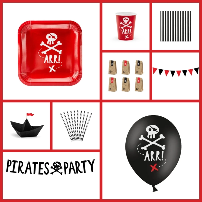 Maxi Bo�te � F�te Pirate Le Rouge 