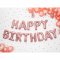 13 Ballons Lettres Happy Birthday Rose Gold (3,4 m) images:#1