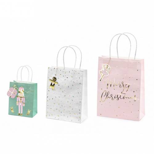 3 Sacs Cadeaux Nol - Papier 