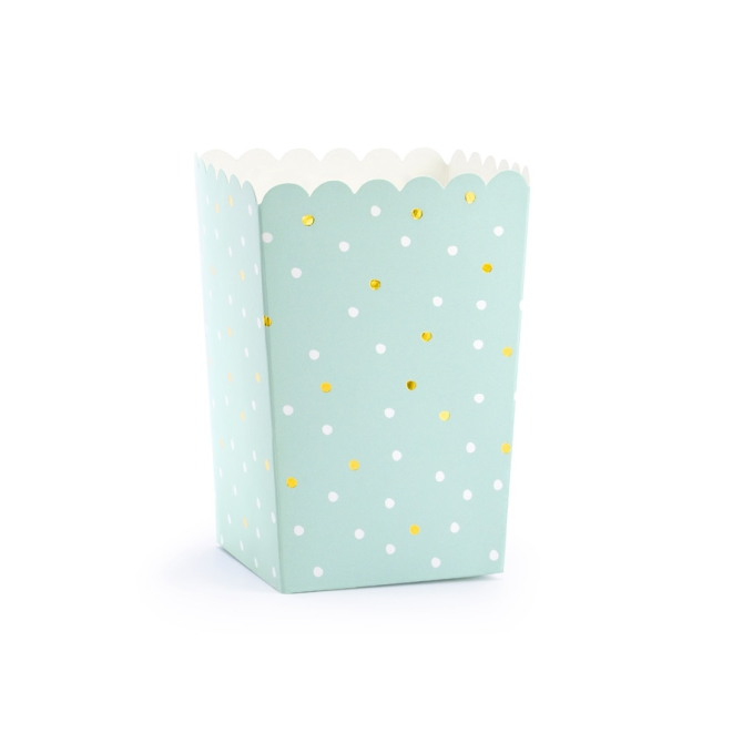 6 Boîtes à Popcorn - Vert Pastel 