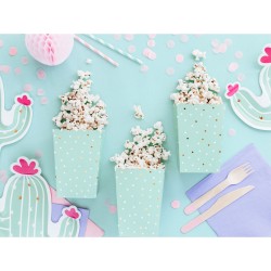 6 Boîtes à Popcorn - Vert Pastel. n°2