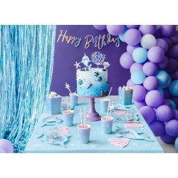 4 Cake Toppers - Ocan Iridescent. n3
