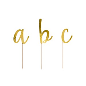 53 Toppers Or - Alphabet