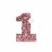 Pinata Chiffre 1 Rose Gold (40.5 cm). n3