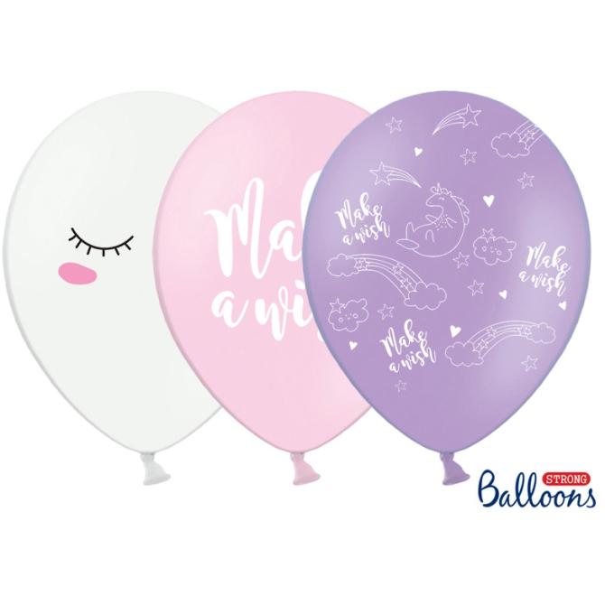 6 Ballons Licorne 