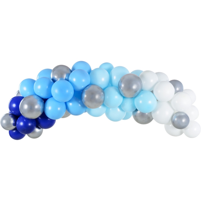 Kit Arche de 60 Ballons - Blue 