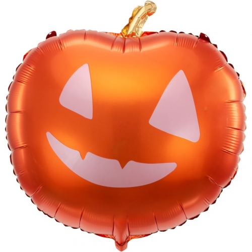 Ballon citrouille rigolote 