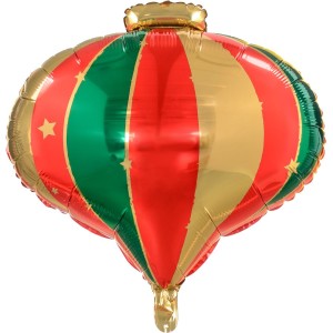 Ballon Géant Joyeux Noël Argent (Air)