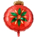 Ballon Mylar Boule de Noël - 45 cm. n°1