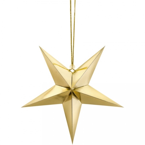 Etoile  Suspendre - Or 30 cm 