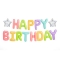 Ballon Happy Birthday Pastel (3,95 m) images:#0