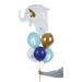Bouquet 6 Ballons -1 An Bleu. n3