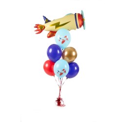 Bouquet 6 Ballons - Avion. n2