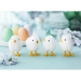 9 Petits Poussins de Pques Blanc - 7 cm. n3