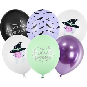 Bouquet 6 Ballons - Hocus Pocus Sorcire