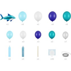 Kit Arche de Ballons Requin. n1