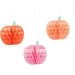 3 Citrouilles Nid d Abeille  Suspendre - 24 cm. n1