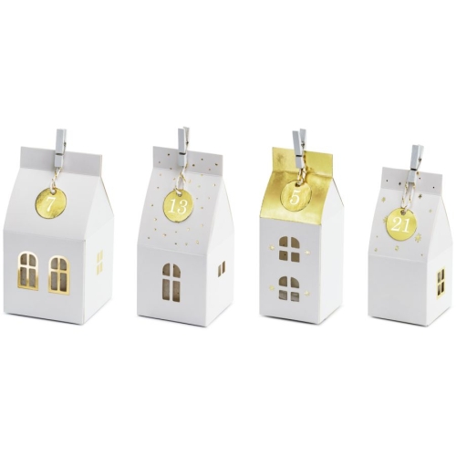 Kit Calendrier de l Avent DIY - Village de Nol 