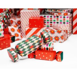 2 Botes Cadeaux Bonbons - Etoiles / Arlequin. n1