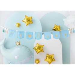 Guirlande Oh Baby avec Pompons Bleu - 2, 6m. n2