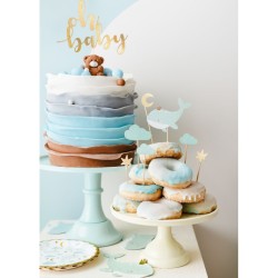 Cake Toppers Oh Baby Gold. n2