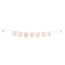 Guirlande Oh Baby avec Pompons Rose - 2,6m