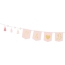Guirlande Oh Baby avec Pompons Rose - 2,6m