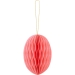 1 Dcoration Oeuf en Nid d Abeille 12 cm - Rose. n1