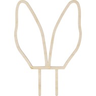Cake Toppers Oreilles de Lapin - Bois