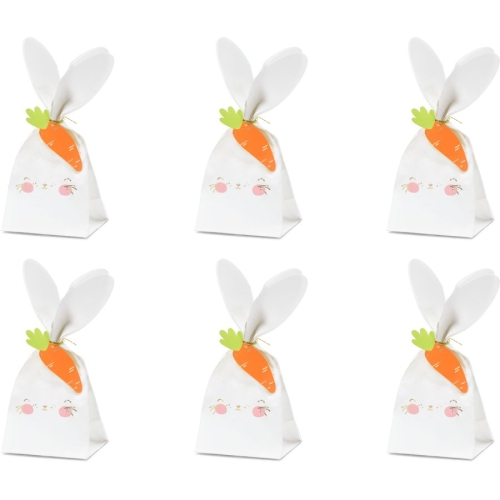 6 Sacs cadeaux Lapin 
