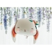 Ballon Aluminium Hlium Lapin Fleuri. n2
