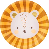 6 Assiettes Lion Baby