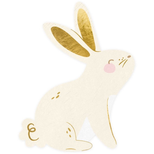 20 Serviettes Lapin Joyeux 