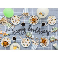 6 Pics Cake Toppers Engins de Chantier. n°2